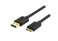 USB 3.0 A-B mikro kábel 2,0m Unitek Y-C463GBK