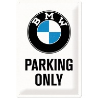 BMW PARKING IBA tabuľka plechový darček