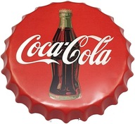 COLA VEĽKÁ PLECHOVÁ ČIAPKA 40CM COCA COLA