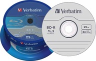 VERBATIM BD-R BLU-RAY 25GB DataLife 6x 25ks!!!!