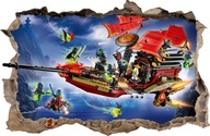 NÁLEPKY NA STENU Diera LEGO NINJAGO 83 115x75cm