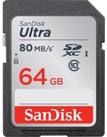 Pamäťová karta (SDXC) 64 GB SanDisk Ultra 80 MB/s U