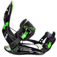 Snowboardové viazanie Raven S220 Green XL