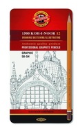 KOH-I-NOOR SADA ceruziek 5B-5H 1502/III GRAF.