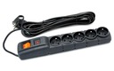 Acar F5 Power Strip Predlžovací kábel 5 zásuviek 5 m