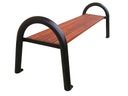 BENCH bez operadla mesto, park LEGS TUBE FUTURE