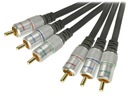 3RCA - 3xRCA KOMPONENTNÝ PROLINK EXKLUZÍVNY KÁBEL 5m