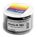 Traxdata RITEK DVD-R 4,7GB pre tlač BIELA ​​100 ks