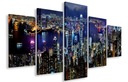 OBRAZOVÉ OBRAZY HONGKONG 125x70 PLÁTNO