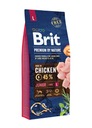 BRIT PREMIUM BY NATURE JUNIOR LARGE L 15KG