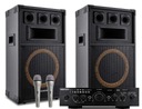 SOUND SOUND SYSTEM SET 1200W USB BLUETOOTH 5K + 2xMIK