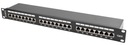 PATCH PANEL 24 PORT 1U CAT.6 FTP BLACK LANBERG