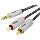 KÁBEL 2 RCA-3,5 mm JACK PROLINK FUTURA SLIM FSL 1m