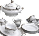 KÁVOVÁ VEČERA FRYDERYKA PORCELÁN108 PLATINUM