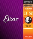 Elixir 16027 NanoWeb Phosphor Bronze 11-52 strún