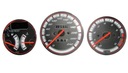 Mazda 323F BG Gauge ciferníky INDIGLO Pattern 1 MoMan