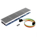 LED modul 4-matice 32x8 s ovládaním. MAX7219 modrá