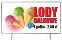 Ready Banner REKLAMA 3mx1m - Lody Gałkowe Sign