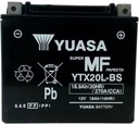 YUASA YTX20L-BS HONDA VTX 1800 C 01-06 BATÉRIA