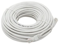 50m sieťový patchcord kábel, kat.5e, sivý plášť