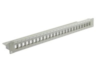 NEKU Patchpanel prázdny RACK 19'' 24p UTP keystone