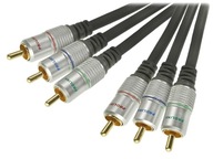 KÁBEL 3RCA -3xRCA KOMPONENT PROLINK EXCLUSIVE 1,8m