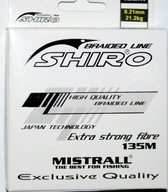 Oplet MISTRALL SHIRO 135m Čierny 0,21mm 21,2kg