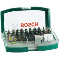 BOSCH 32 KUSOVÁ SADA BITOV + RÚČKA 2607017063