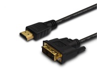 CL-10 DVI-D - HDMI KÁBEL 1,5 m dlhý M/M 4K2K KÁBEL