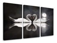 OBRAZOVÝ ROMANTICKÝ TRIPTYCH 90x50