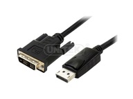 Konvertorový kábel Displayport -> DVI 1,8m Unitek