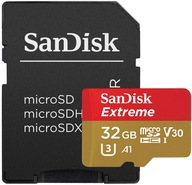 Karta Sandisk Extreme Micro SDXC 32 GB 100 MB/s V30