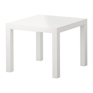 IKEA LACK stolík 55x55 cm konferenčný stolík LESK BIELA