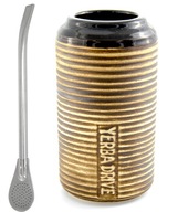 Matero Ceramic Yerba Drive Bombilla Yerba Mate