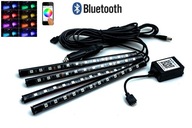 LED INTERIÉROVÉ LIŠTY x36 LED AUTO IP65 RGB bluetooth