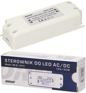 AC DC 30W LED OVLÁDAČ OSVETLENIA NA NÁSTEN