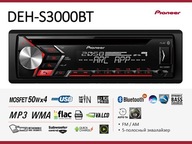 PIONEER DEH-S3000BT USB BLUETOOTH AUTORÁDIO