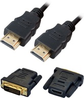 KÁBEL 10M DVI-HDMI 24+5 ZLATÝ FULL HD DIGITAL NOVINKA!