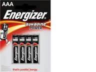 48x ENERGIZER ALKALICKÁ BATÉRIA LR03 AAA R03 BL4