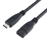 USB-C 3.1 USB Type C M/F predlžovací kábel 0,5M
