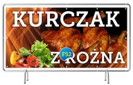 REKLAMNÝ BANNER 3x1m - Rotisserie Chicken SIGN