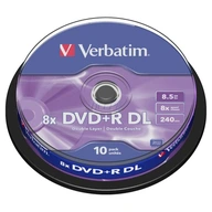 10x VERBATIM DVD+R DL 8,5 GB DVOJVRSTVA XBOX