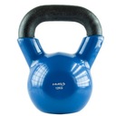 Vinylom potiahnutý liatinový kettlebell 12 kg HMS