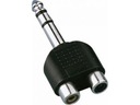 Monacor NTA-178 - Adaptér 2x RCA - JACK 6,3mm