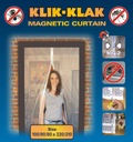 MAGNETICKÁ SIEŤ NA KOMÁRY 100/90/80 x 220/210 ČIERNA