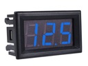 Panelový voltmeter DC 3-30V modrá LED