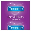 PASANTE RIBS & DOTS CONDOMS 100 KS