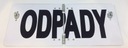 INFORMAČNÁ TABUĽA „ODPAD“, SKLÁPACIA