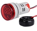 AMmeter meter 0-100A LED 28mm ČERVENÁ(3197)