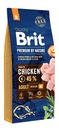 BRIT PREMIUM BY NATURE ADULT MEDIUM M 15KG